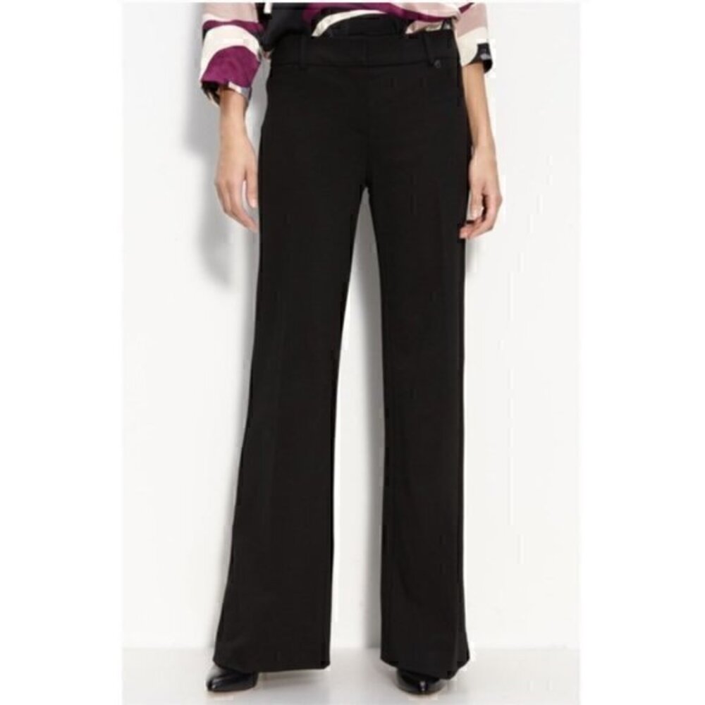 NWOT Trina Turk Wide Leg Kat Ponte Pants